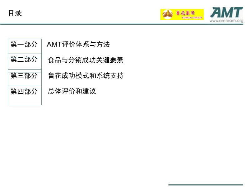 AMT咨询：鲁花集团-食品行业成功模式分析与鲁花分销系统应用评估.ppt_第2页