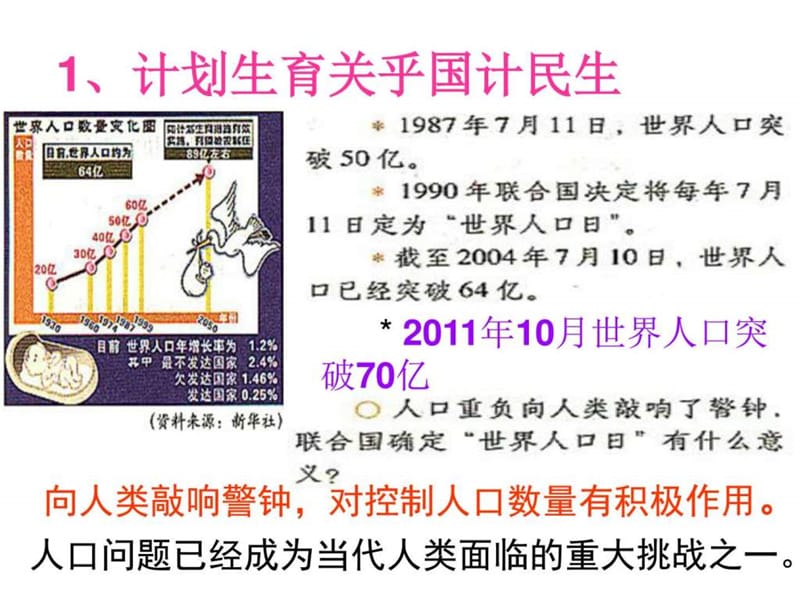 ...第二框 计划生育与保护环境的基本国策图文_第2页