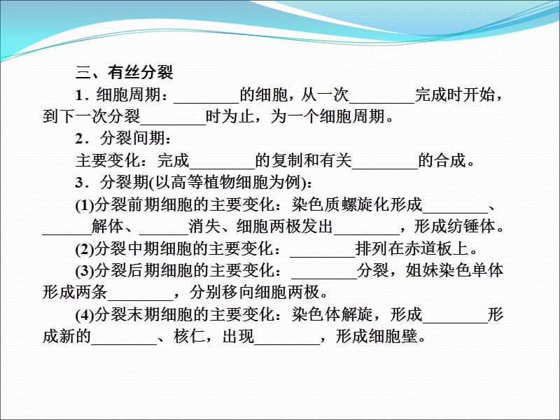 2013届高三生物一轮复习典型例题：1.6.1细胞的增殖课件-精选文档-PPT文档.ppt_第2页