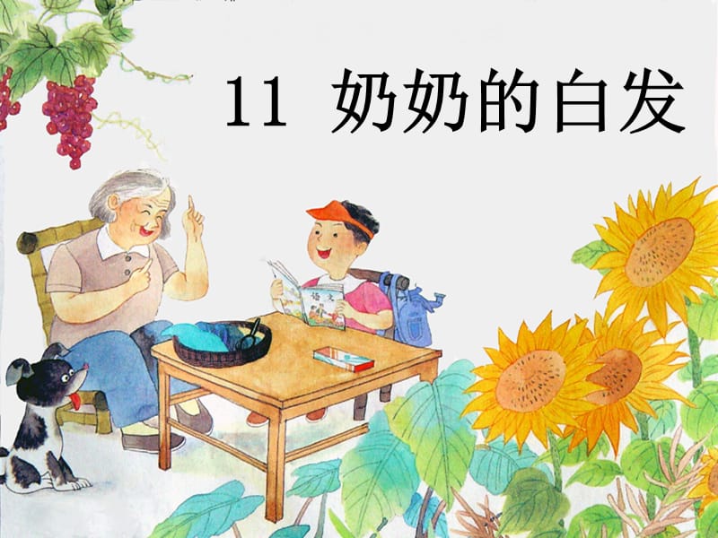 《奶奶的白发》第二课时.ppt_第1页