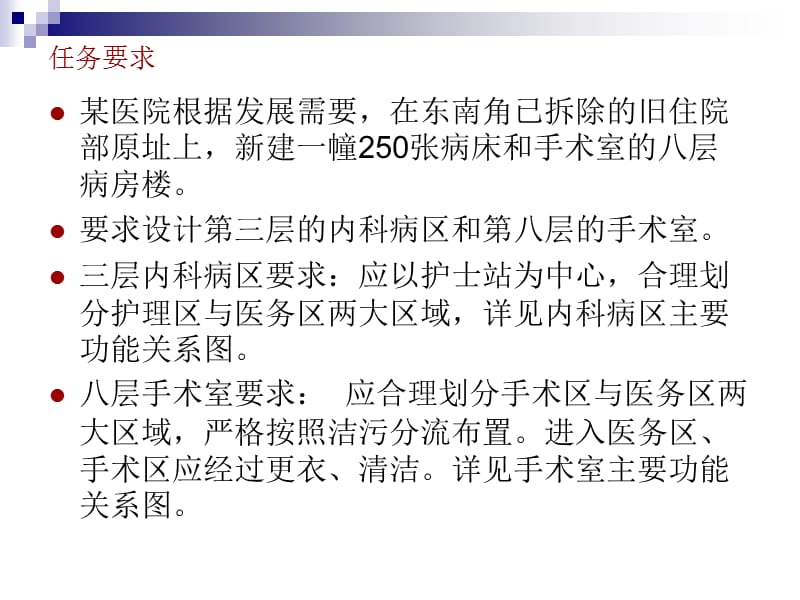 一级注册建筑师执业资格考试《建筑方案作图》2004年试题解析〈医院病房楼设计〉-PPT文档.ppt_第2页