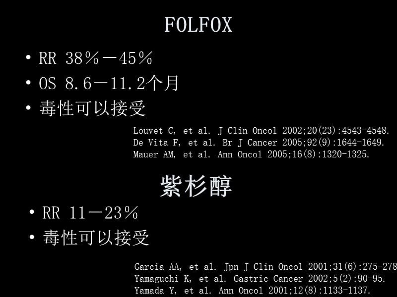 POF v.s. IF一线治疗晚期胃癌Ⅱb期临床研究-文档资料.ppt_第1页