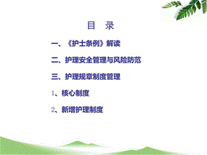 2018年岗前培训--护理规章制度与护理安全管理-文档资料.ppt