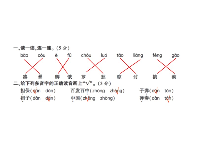 三年级上册语文习题课件－第四单元测试卷∣人教（部编版）(共13张PPT).ppt_第2页