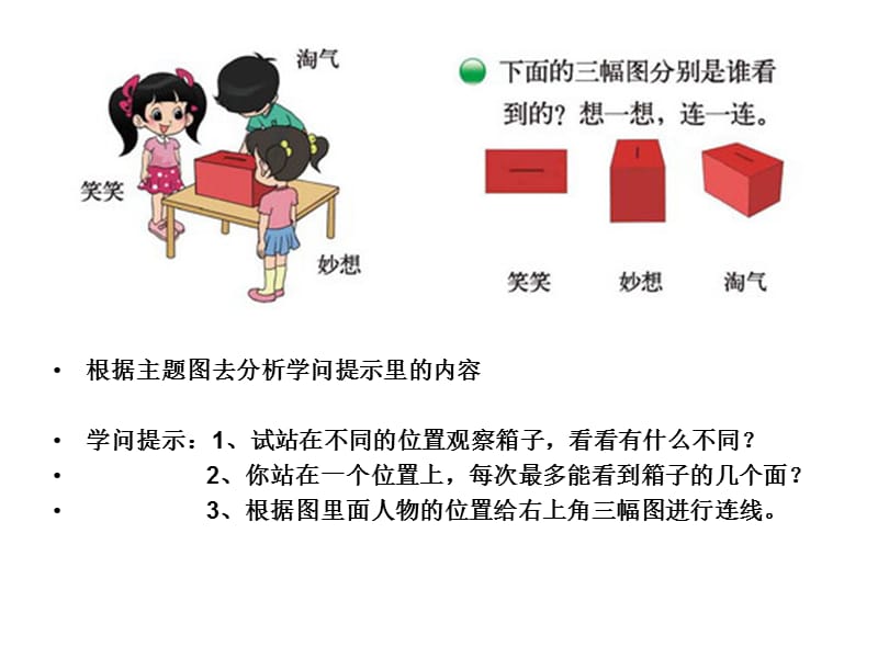 三年级上册数学课件－2《观察物体》 ｜北师大版（2018秋） (共23张PPT).ppt_第2页