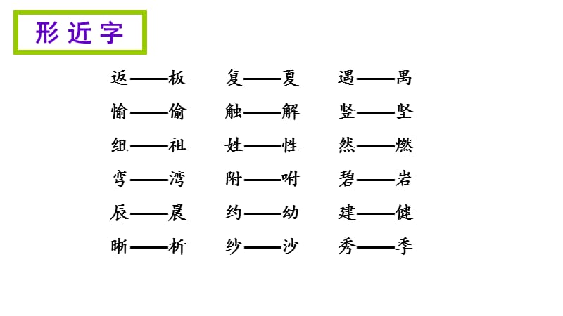 三年级上册语文期末知识清单课件-第七、八单元∣长春版 (共10张PPT).ppt_第3页