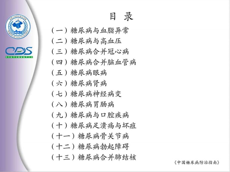 中国糖尿病防治指南2012第10讲-PPT文档.ppt_第1页