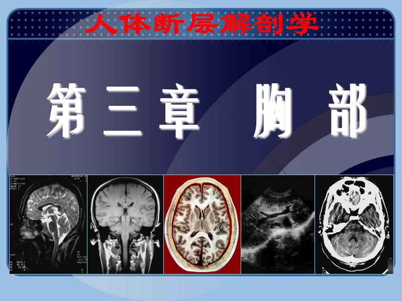 2018年人体断层解剖学-胸部断层解剖PPT课件-文档资料.ppt_第1页