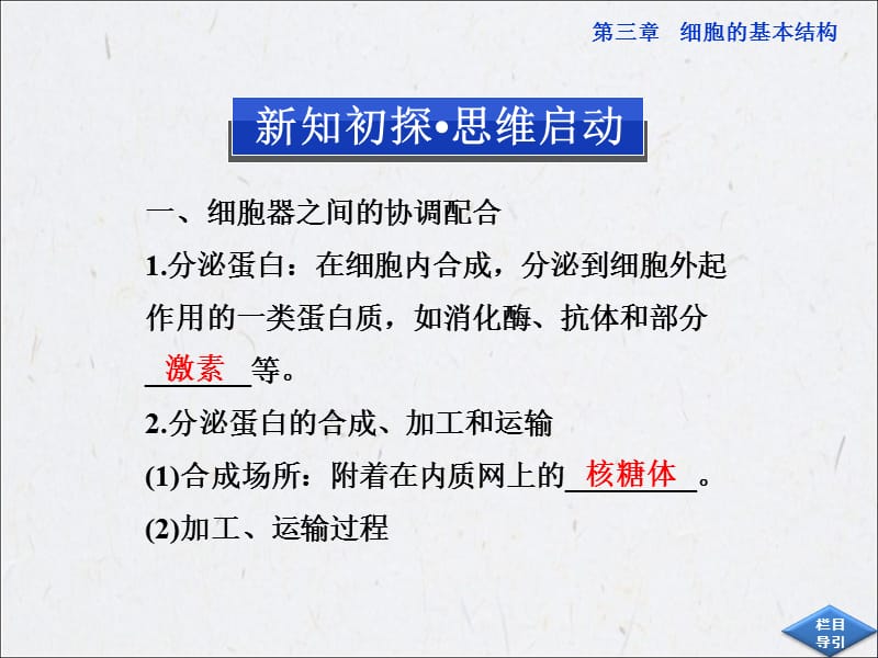 人民教育版高中生物必修1同步教学课件 第三章第2节第二课时细胞的生物膜系统-精选文档.ppt_第2页