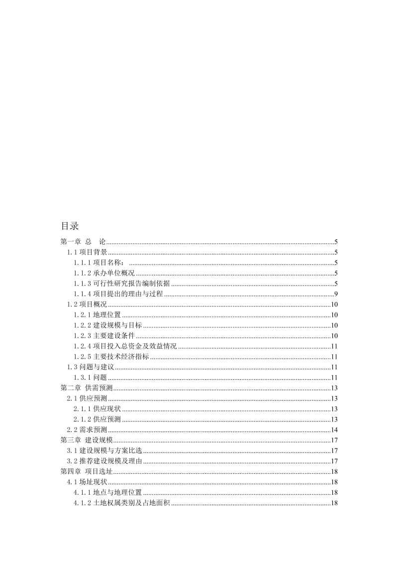 某某项目可行研究报告.doc_第1页