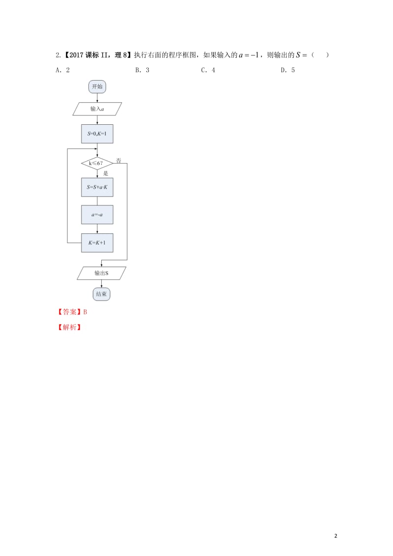 三年高考2015_2017高考数学试题分项版解析专题29算法理20171102326.doc_第2页