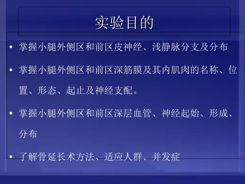 小腿前外侧区解剖及骨延长术课件-文档资料.ppt_第1页