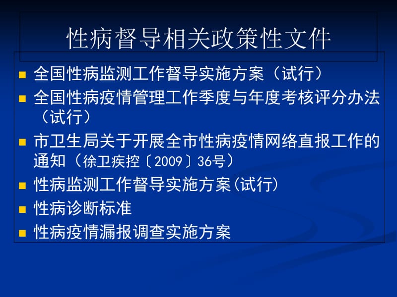 性病管理工作督导和评估-徐州市疾控中心性艾科-文档资料.ppt_第1页