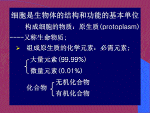 2018年001细胞的分子基础-文档资料.ppt