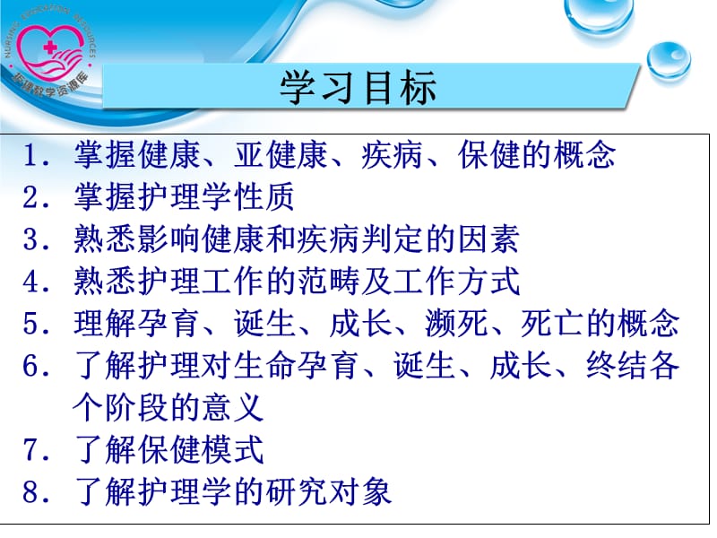 护理学导论单元1 第一章 人类生命过程与护理 第一、二、三节-精选文档.ppt_第3页