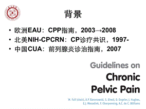 2018年欧洲北美中国慢性前列腺炎诊治指南比较-文档资料.ppt