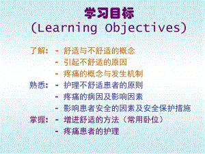 基础护理学第4章 舒适和安全-PPT文档.ppt