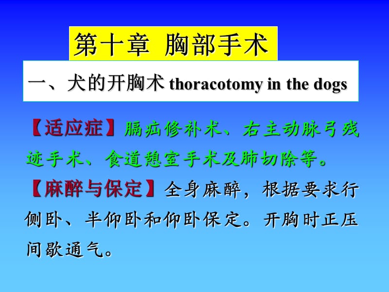 最新第十章胸部手术-PPT文档.ppt_第1页