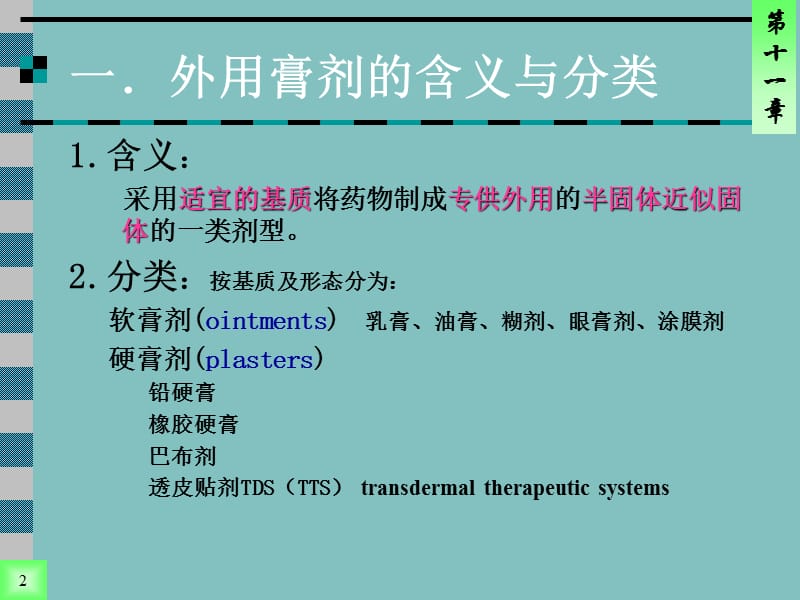 医院常见药物介绍——第11章外用膏剂-PPT文档资料.ppt_第2页