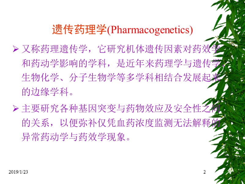 最新第11章 遗传药理学和临床合理用药-PPT文档.ppt_第2页