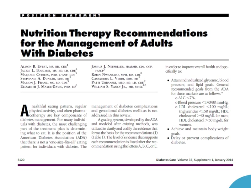 最新成人糖尿病患者管理的营养治疗建议-PPT文档.ppt_第1页