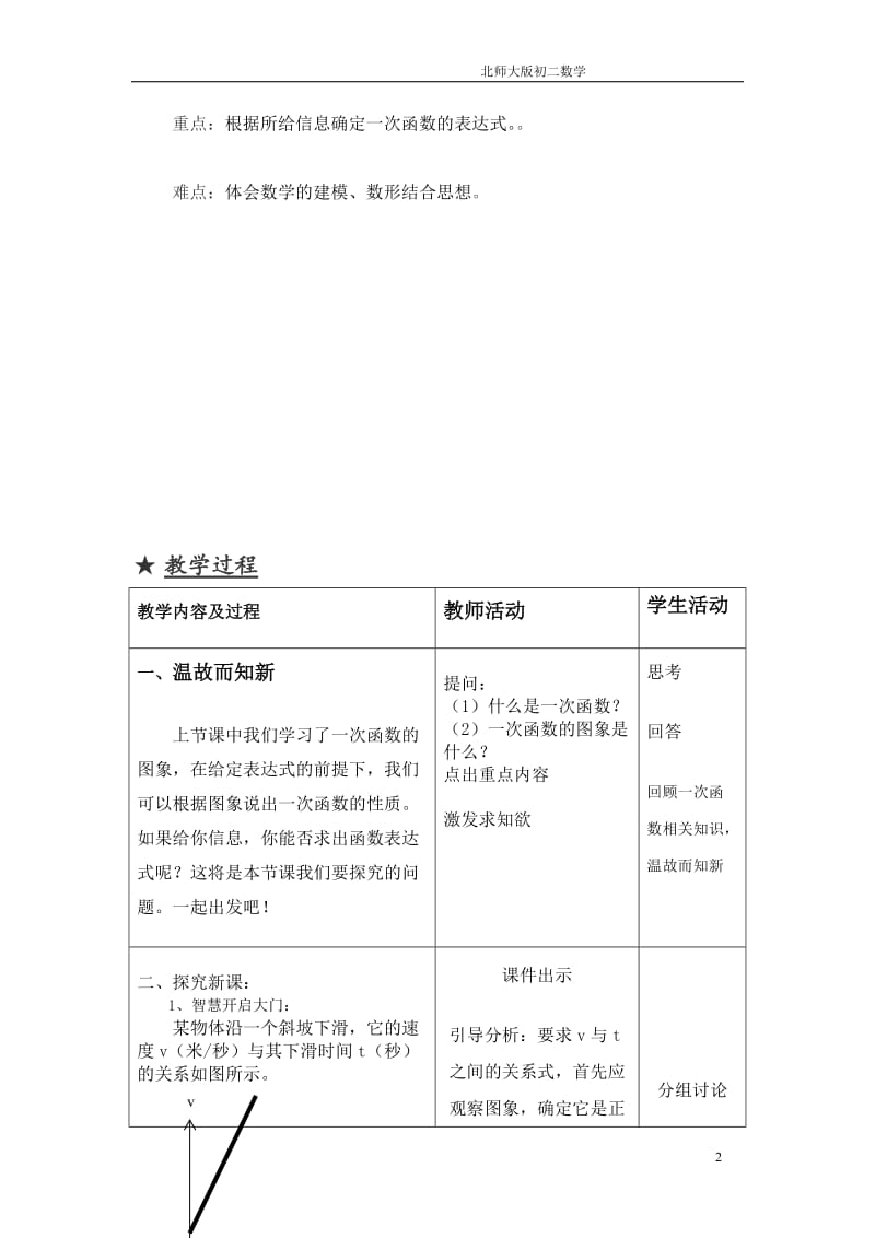 孙晓银北师大确定一次函数表达式教学设计.doc_第2页