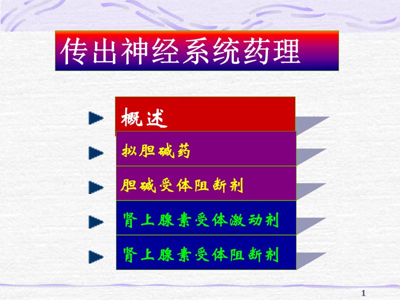 最新：最新：6传出神经系统药理-文档资料-文档资料.ppt_第1页