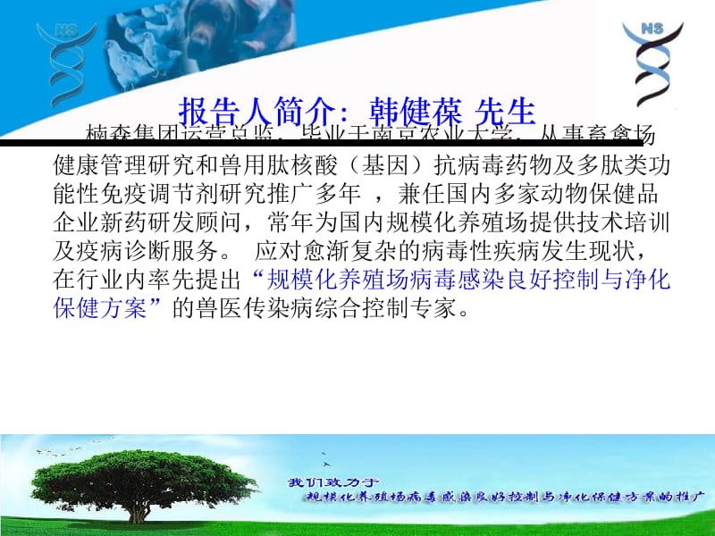 最新肽核酸技术对禽场病毒持续侵染良好控制方案的研究禽病篇-PPT文档.ppt_第1页