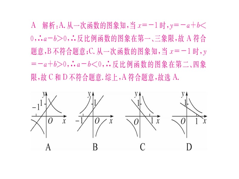 2018-2019学年九年级人教版数学下册课件：考点综合专题：反比例函数与其他知识的综合(共23张PPT).ppt_第3页