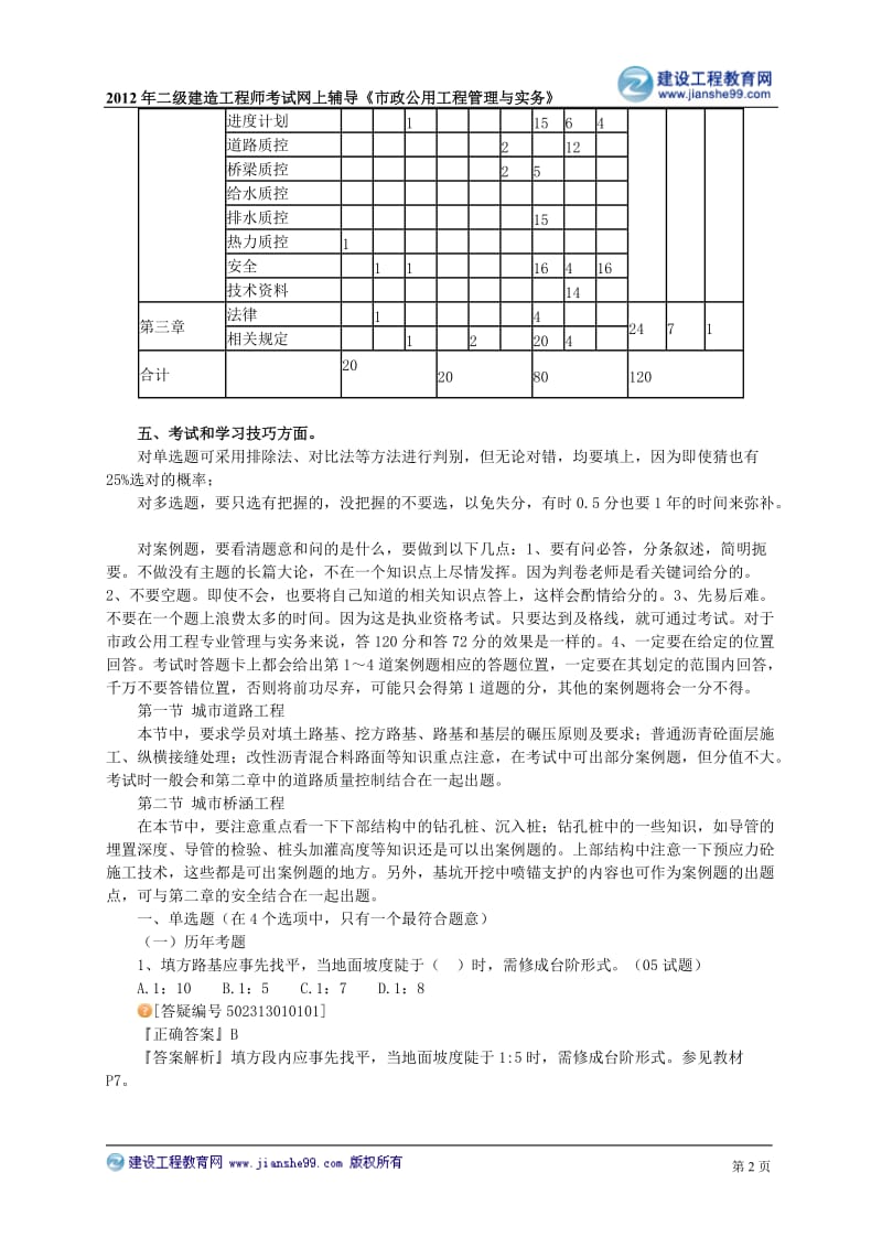 [从业资格考试]二级市政习题1.doc_第2页