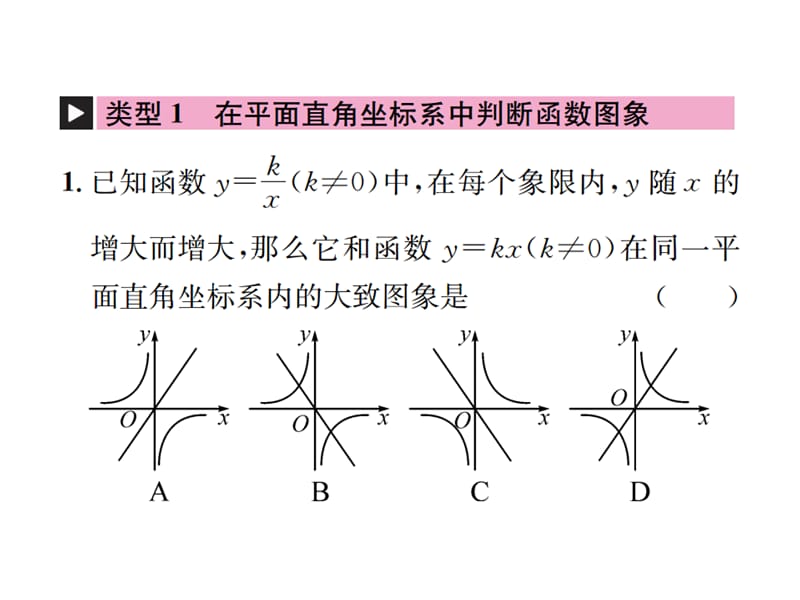 2018-2019学年九年级人教版数学课件：第二十六章小专题(一) 反比例函数与一次函数综合 (共25张PPT).ppt_第2页