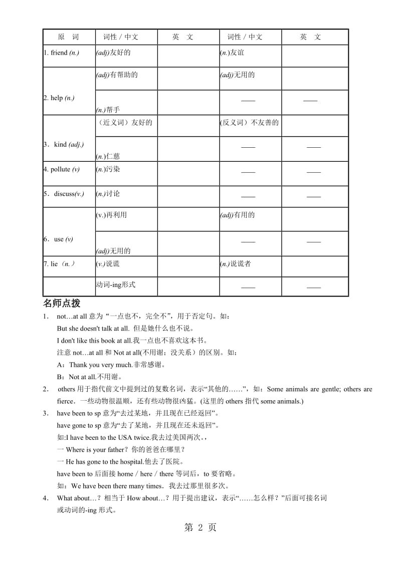 牛津上海版6A Module 1 Unit 2 练习-word文档.doc_第2页