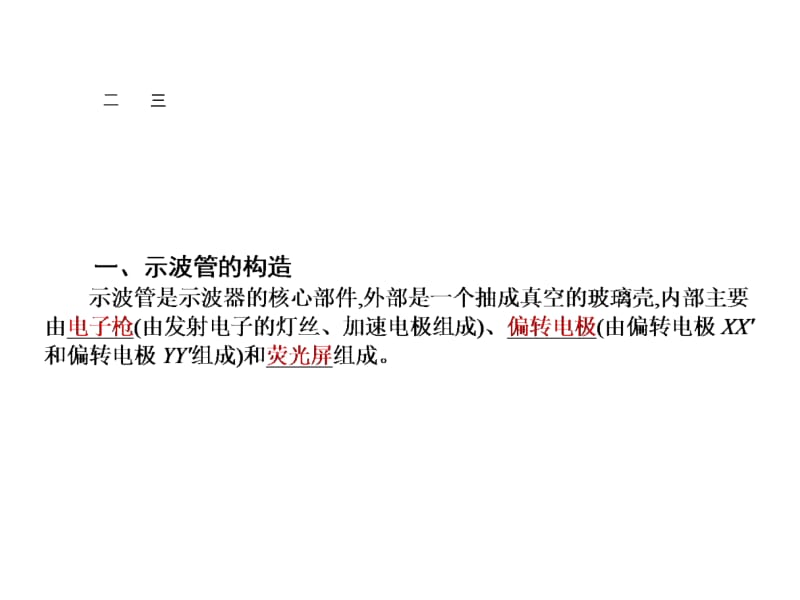 2018-2019学年高中物理选修3-1沪科版课件：2.5 探究电子束在示波管中的运动 (共27张PPT).ppt_第3页