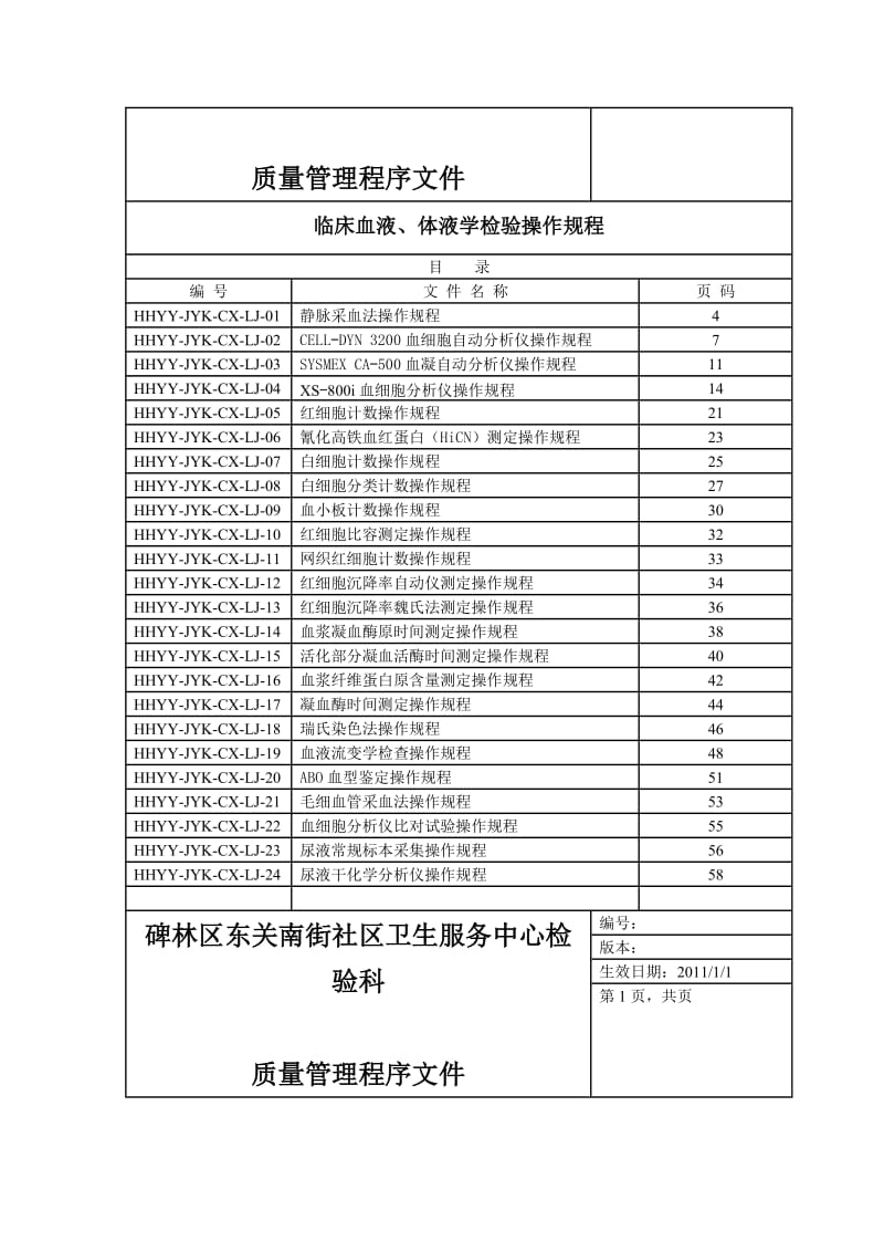 [农林牧渔]临床检验基础质量控制管理文件社区.doc_第2页