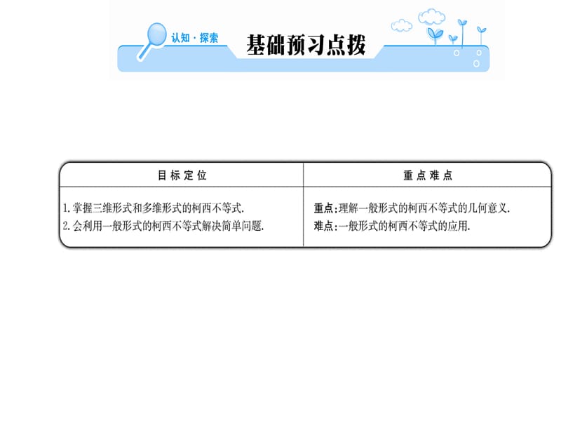 2018-2019学年人教A版高中数学选修4-5课件：第三讲 3.2一般形式的柯西不等式(共54张PPT).ppt_第2页