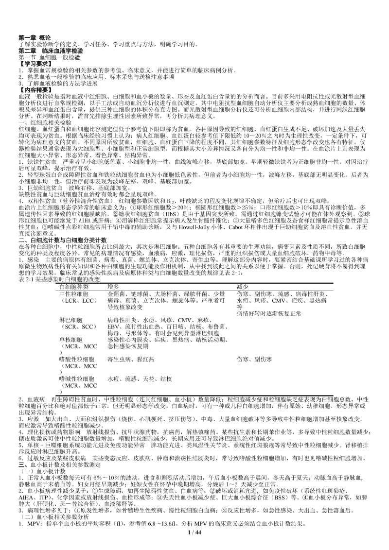 [医学]实验诊断学学习精要及习题集修改.doc_第1页