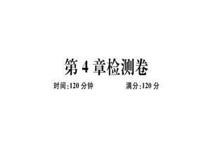 2018-2019学年九年级数学湘教版下册课件：第4章检测卷 (共28张PPT).ppt