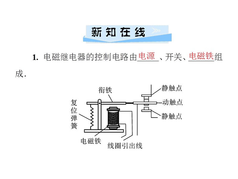 2018-2019学年九年级物理沪粤版下册习题课件：第十六章 16.4　电磁继电器与自动控制(共28张PPT).ppt_第2页