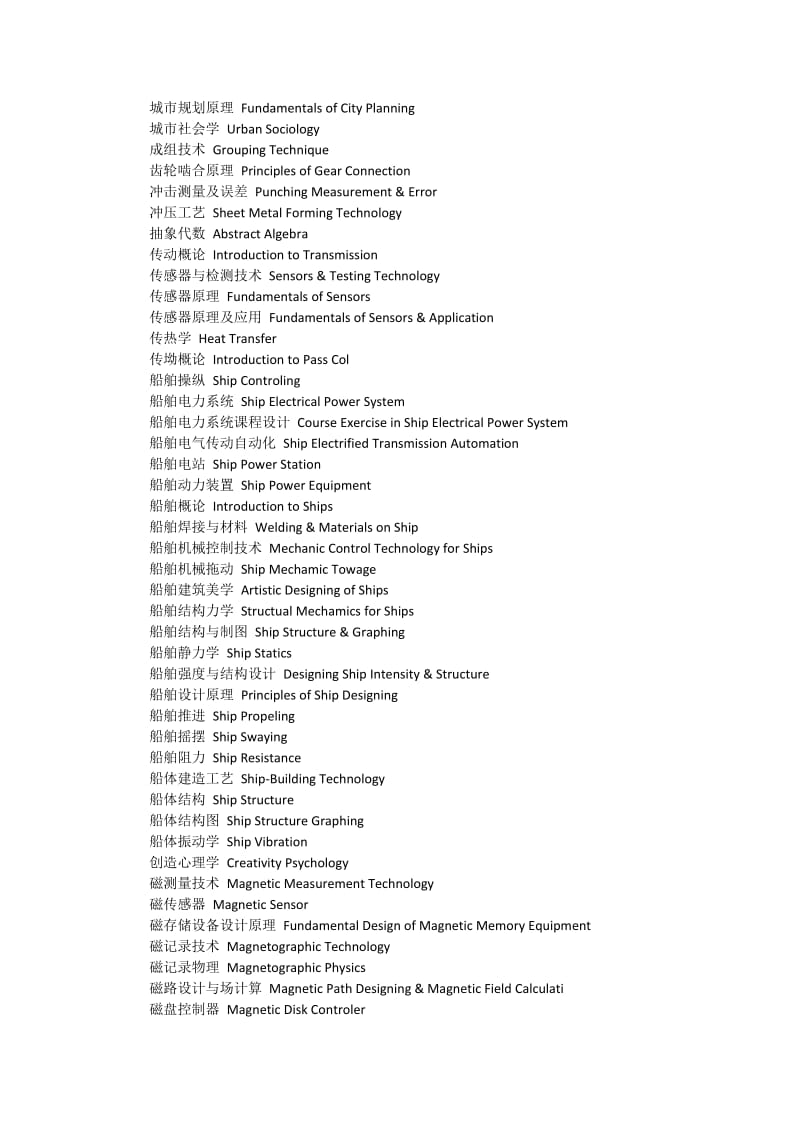 [工学]2000 门 课程名 称翻译大 全.doc_第3页