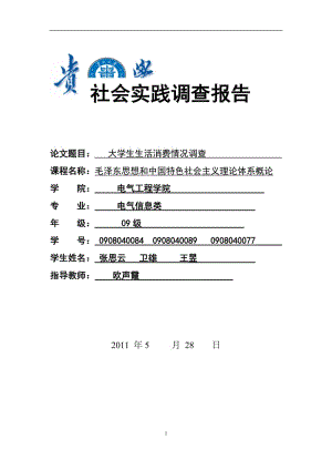 [其它]关于大学生消费情况的调查实践报告1gg.doc