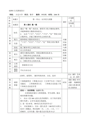 [四年级数学]四年上下册EEPO教案.doc