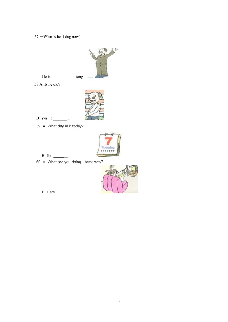 [六年级英语]小学六年级英语期末测试题.doc_第3页