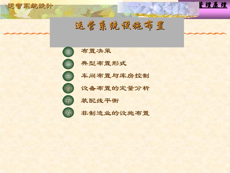 运营管理原理-运营系统设施布置.ppt_第1页
