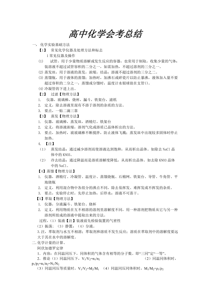 [理化生]高中化学会考总结全.doc_第1页