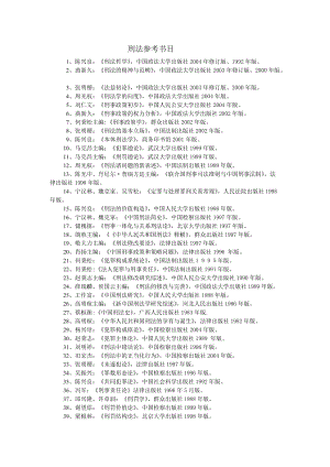 [法学]参考书目.doc