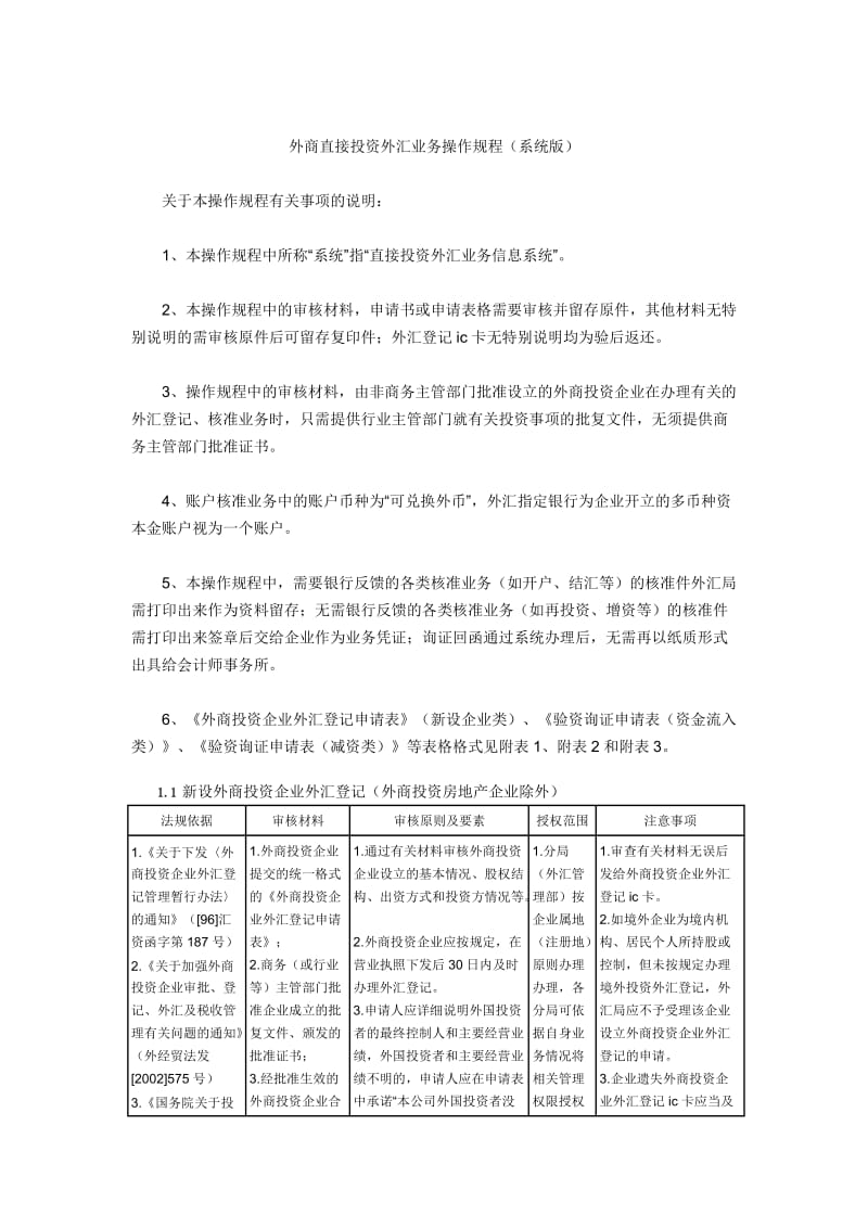 [法律资料]外商直接投资外汇业务操作规程.doc_第2页