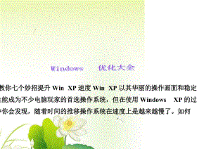 [计算机]Windows优化大全.doc