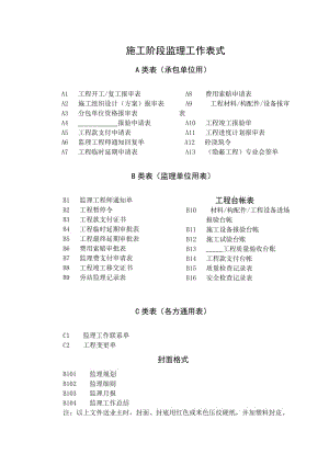 [表格类模板]监理用表.doc