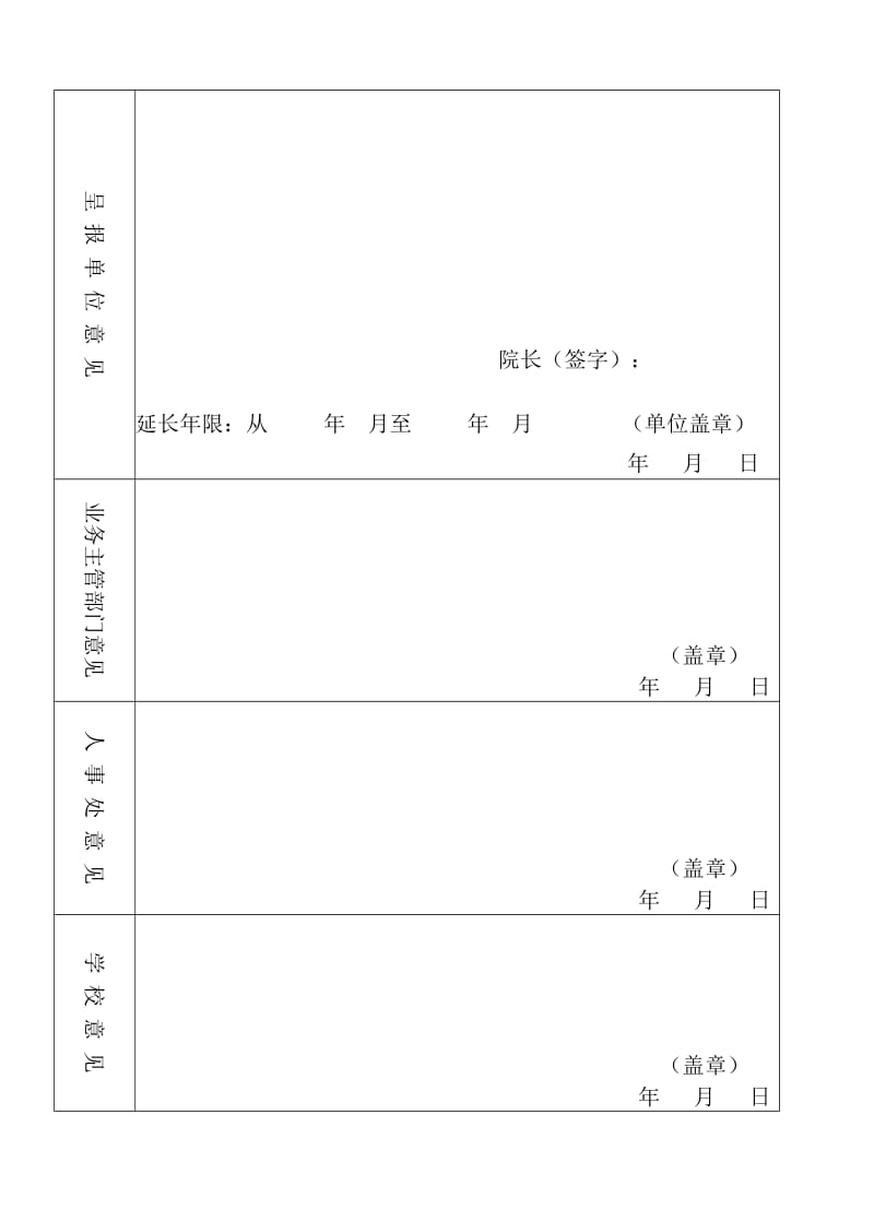 [建筑]高级专家延长离、退休年龄审批表.doc_第2页