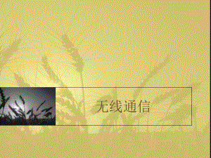 [互联网]第五～八章 无线通信.ppt